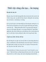 Tài liệu Thôi việc cũng cần tạo… ấn tượng doc