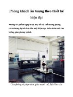 Tài liệu Phòng khách ấn tượng theo thiết kế hiện đại pot