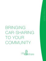 Tài liệu Bringing Car-Sharing to Your CommunitY doc