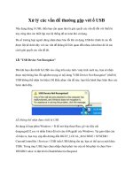 Tài liệu Xử lý các vấn đề thường gặp với ổ USB pot