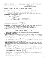 Tài liệu ĐỀ THI THỬ ĐẠI HỌC-CĐ LẦN I NĂM 2013 MÔN TOÁN TRƯỜNG THPT CẨM BÌNH ppt