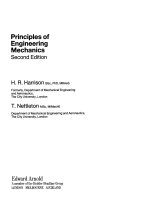 Tài liệu Principles of Engineering Mechanics Second EditionH. R. Harrison B S ~PhD, MRAeS ,Formerly doc