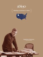 Tài liệu Starting a business in Idaho { } Department of Commerce doc