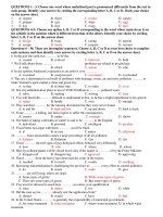 Tài liệu Đề Thi Thử Tốt Nghiệp Anh 2013 - Phần 10 - Đề 8 pot