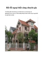 Tài liệu Bắt lỗi ngoại thất cùng chuyên gia pdf