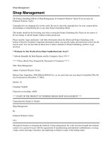 Tài liệu Shop Management docx