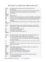 Tài liệu HÓA THẠCH VÀ THỜI GIAN PHÂN CHIA ĐỊA CHẤT doc