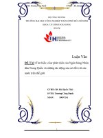 Tìm hiểu về sự phát triển của Ngân hàng Nhân dân Trung Quốc và những tác động của nó đối với các nước trên thế giới