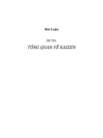 Tài liệu TỔNG QUAN VỀ KAIZEN pptx