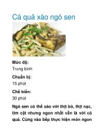 Tài liệu Cá quả xào ngó sen doc