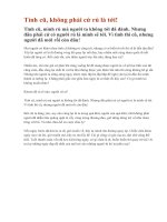 Tình cũ, không phải cứ rủ là tới!