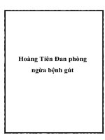 Tài liệu Hoàng Tiên Đan phòng ngừa bệnh gút doc