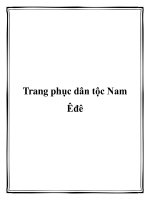 Tài liệu Trang phục dân tộc Nam Êđê pdf