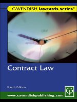 Tài liệu Contract Law Fourth Edition ppt