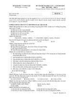 Tài liệu Đề Thi Thử Đại Học Hóa 2013 - Phần 7 - Đề 29 doc