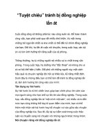 Tài liệu “Tuyệt chiêu” tránh bị đồng nghiệp lấn át pdf