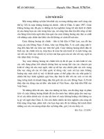 ảnh hưởng của khủng hoảng tài chính tiền tệ tới fdi ở việt nam