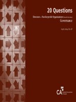 Tài liệu Directors of Not-for-profit Organizations Should Ask about Governance pdf