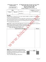 Tài liệu Đề thi học sinh giỏi lý trên máy tính cầm tay tỉnh Daknong năm 2009 pot