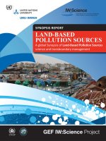Tài liệu LAND-BASED POLLUTION SOURCES: A global Synopsis of Land-Based Pollui on Sources science and transboundary management pdf