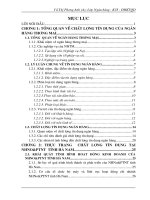 giải pháp nâng cao chất lượng tín dụng tại chi nhánh ngân hàng nông nghiệp và phát triển nông thôn tỉnh hà nam