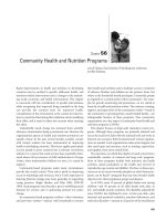 Tài liệu Community Health and Nutrition Programs doc