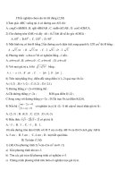 Tài liệu Đề Thi Thử Vào Lớp 10 Toán 2013 - Phần 6 - Đề 18 pdf