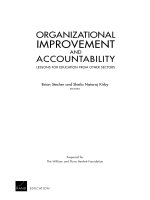 Tài liệu Organizational Improvement and Accountability ppt