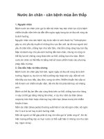 Tài liệu Nước ăn chân - căn bệnh mùa ẩm thấp doc