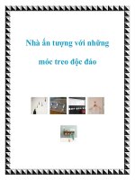 Tài liệu Nhà ấn tượng với những móc treo độc đáo doc