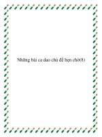 Tài liệu 10 bài ca dao chủ đề hẹn chờ tình yêu đôi lứa docx