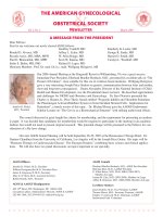 Tài liệu THE AMERICAN GYNECOLOGICAL OBSTETRICAL SOCIETY pptx
