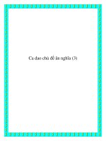 Tài liệu Những bài ca dao ân nghĩa ppt