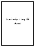 Tài liệu Sao xấu đẹp vì thay đổi tóc mái docx