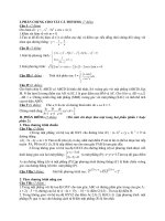 Tài liệu Đề Thi Thử Đại Học Khối A, A1, B, D Toán 2013 - Phần 27 - Đề 11 doc