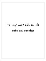 Tài liệu Tí toáy với 2 kiểu tóc tết cuốn cao cực đẹp pdf