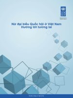 Tài liệu Nữ đại biểu quốc hội ở Việt Nam hướng tới tương lai doc