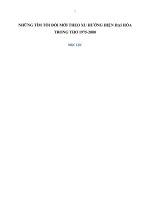 THƠ 1975 2000 và XU HƯỚNG HIỆN đại hóa
