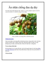 Tài liệu Ăn nhãn chống đau dạ dày potx