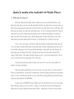 Tài liệu Quản lý media trên Android với Media Player ppt