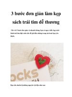 Tài liệu 3 bước đơn giản làm kẹp sách trái tim dễ thương docx