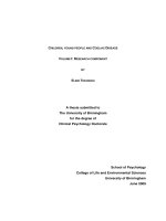 Tài liệu A thesis submitted to The University of Birmingham for the degree of Clinical Psychology Doctorate docx