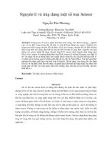 Nguyên lí và ứng dụng một số loại sensor