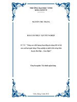 Nâng cao chất lượng hoạt động tín dụng đối với hộ sản xuất tại ngân hàng Nông nghiệp và phát triển nông thôn huyện Hải Hậu – Nam Định