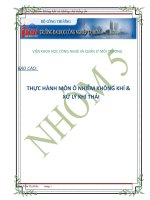 báo cáo ô nhiễm không khí và khống chế tiếng ồn