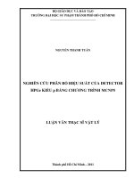 nghiên cứu phân bố hiệu suất của detector hpge kiểu p bằng chương trình mcnp5