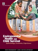 Tài liệu Environmental Health and Child Survival: Epidemiology, Economics, Experiences docx