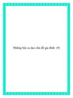 Tài liệu 11 bài ca dao chủ đề gia đình docx