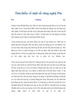 Tài liệu Tìm hiểu về một số công nghệ Pin ppt