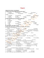 Tài liệu University english exam test 6 potx